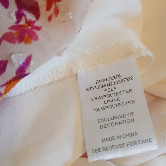 NWT Les Serein Janelle Women's Square Necked Blouse Size XL - Picture 5 of 7